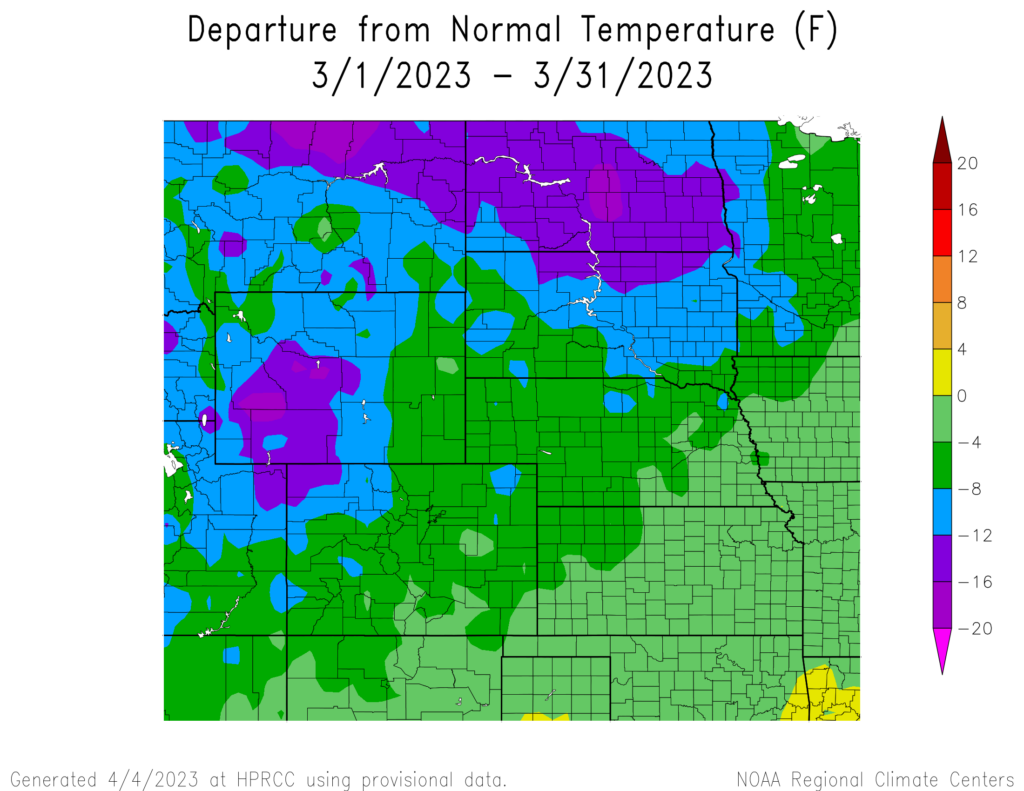 March 2023 Climate Summary High Plains Climate Mainstreet